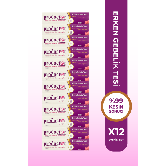 Prodoctor Pratik Erken Gebelik Testi 12'li Stand