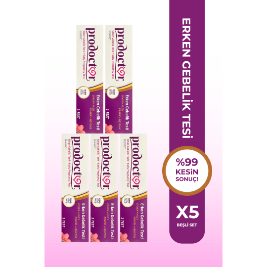 PRODOCTOR ERKEN GEBELİK TESTİ 5 LI
