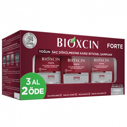 BIOXCIN FORTE 3 AL 2 ÖDE ŞAMPUAN